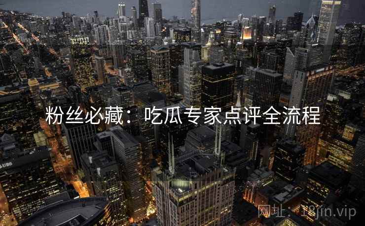 粉丝必藏：吃瓜专家点评全流程